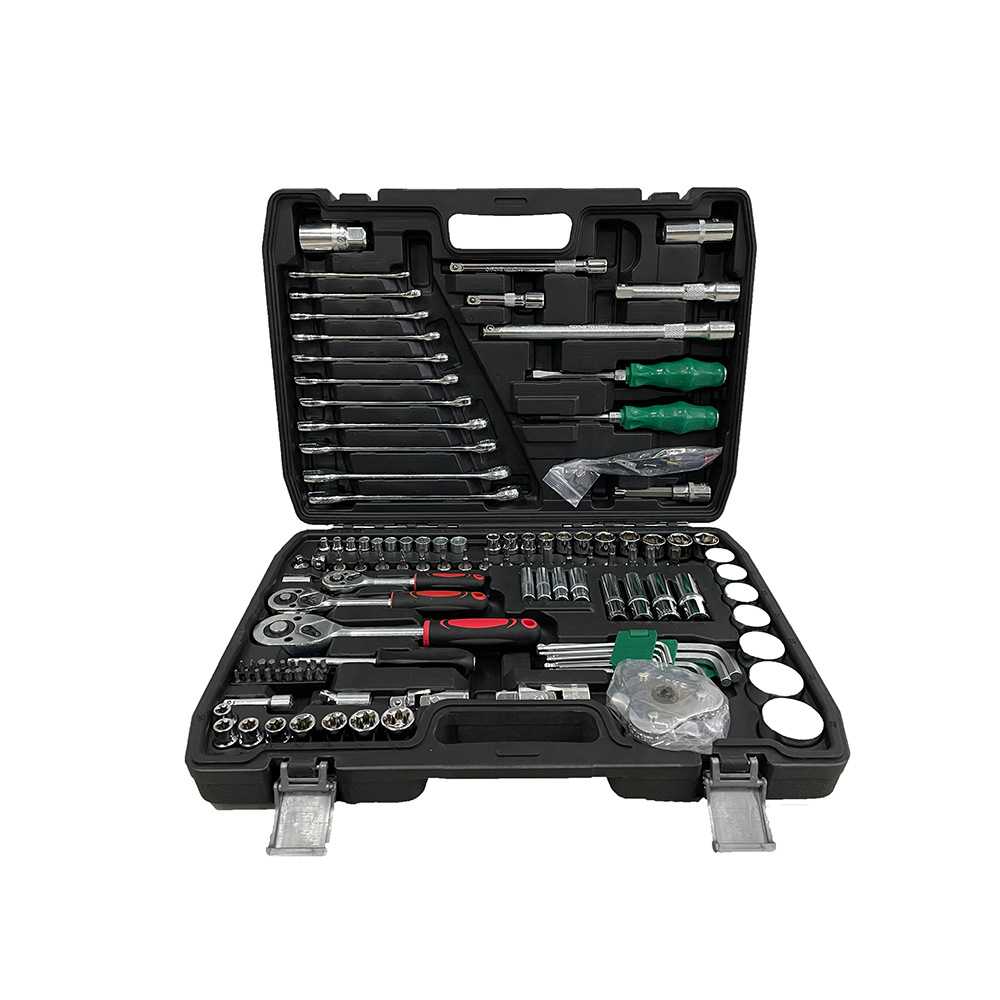 121件套手动五金机修套筒扳手组合工具专业汽修拆卸家用工具套装