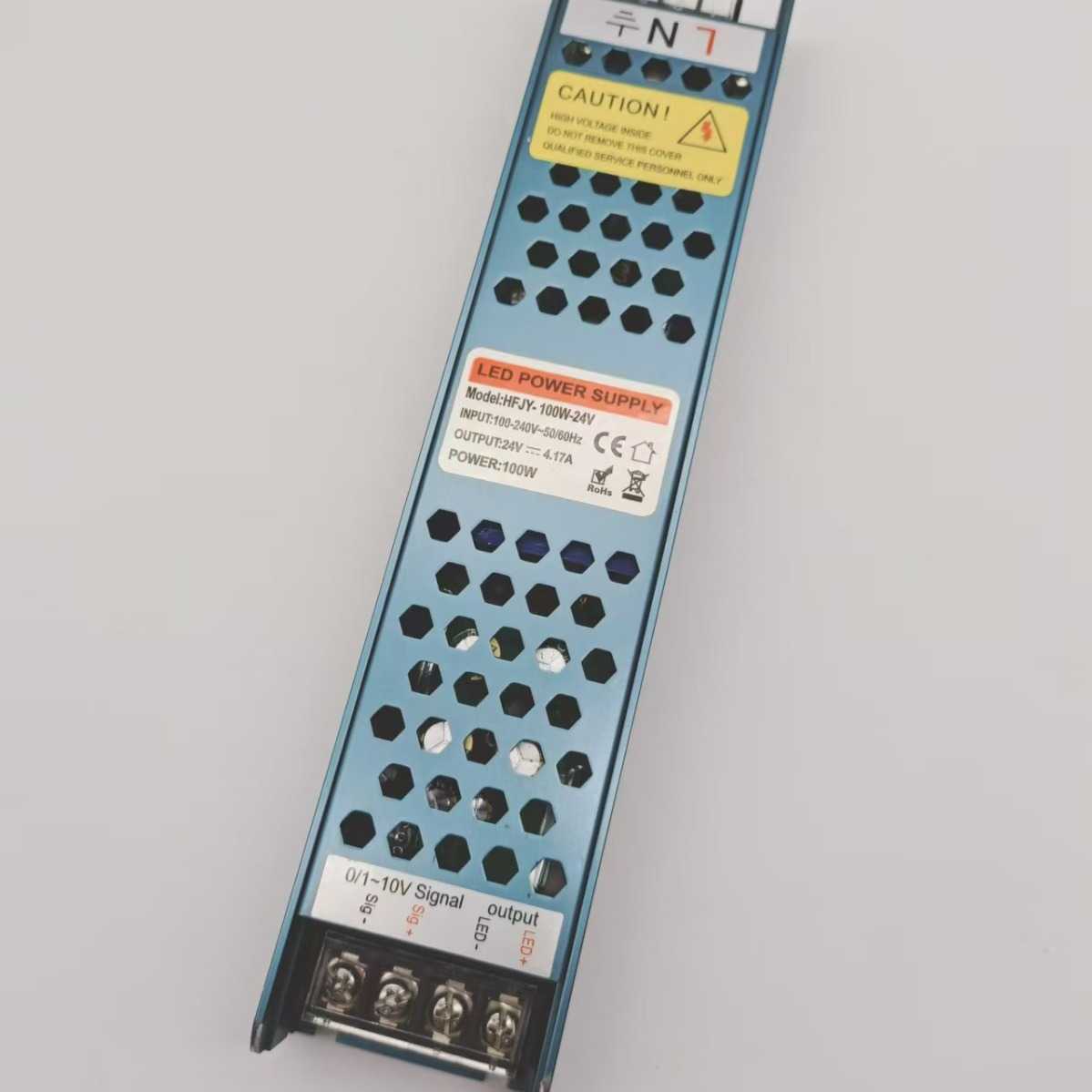 0-10V可控硅一体长条调光电源12V 24V 60W 100W 150W 200W 250W