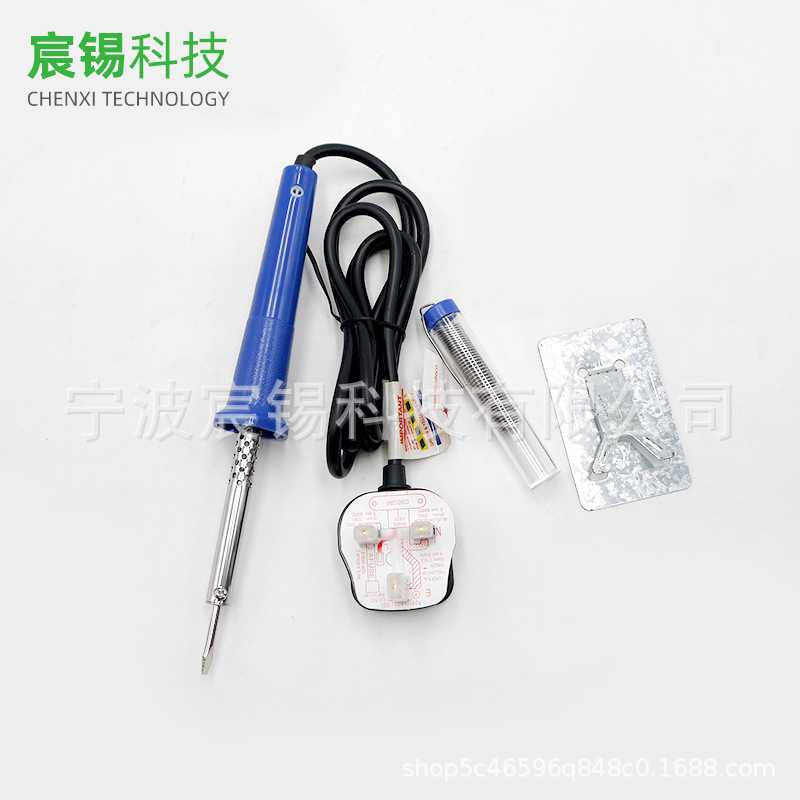 厂家供应焊接工具 电烙铁套装 入门工具包 出口电压110v焊锡枪