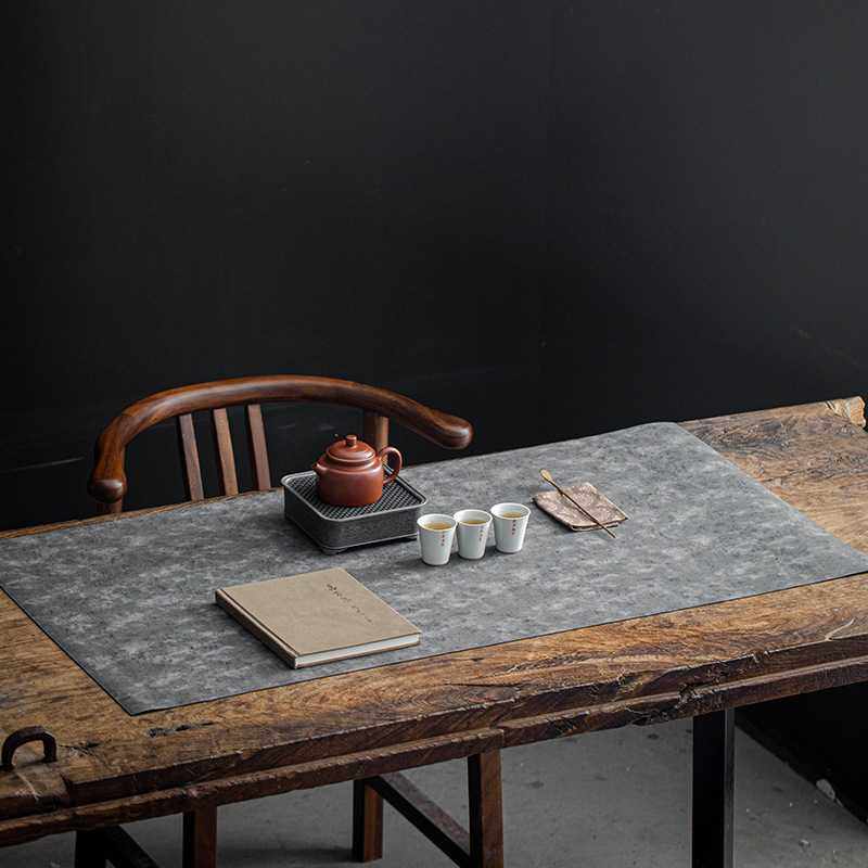 中式皮革茶席干泡台茶桌垫高档双面茶几茶席布禅意防水茶旗,电子元器件市场,其它元器件,淘宝优惠券,粉丝福利购,淘宝优惠卷