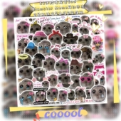 Meme网红悲伤仓鼠贴纸搞笑表情包装 56张跨境现货Sad Hamster 饰贴贴画diy手机壳水杯手账笔记本行李箱滑板车