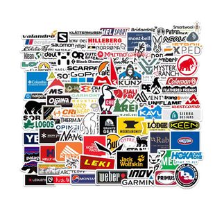 潮牌logo贴纸套装ins风品牌标签贴纸包diy行李箱吉他笔记本装饰贴DIY新潮装饰笔记本行李箱水杯潮牌logo贴纸