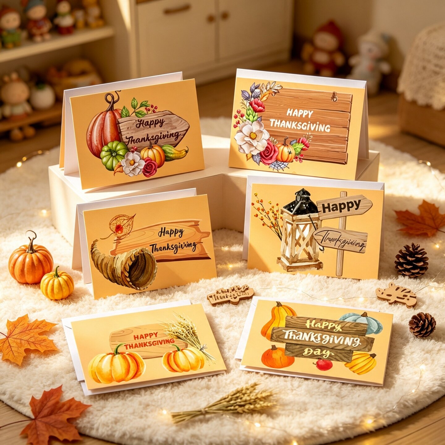 2026Thanksgivingday感恩节贺卡