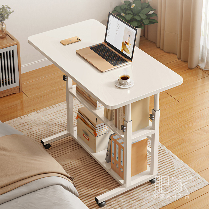 小户型迷你小型可移动床边r桌子带轮单人成人书桌学生写字桌MS314