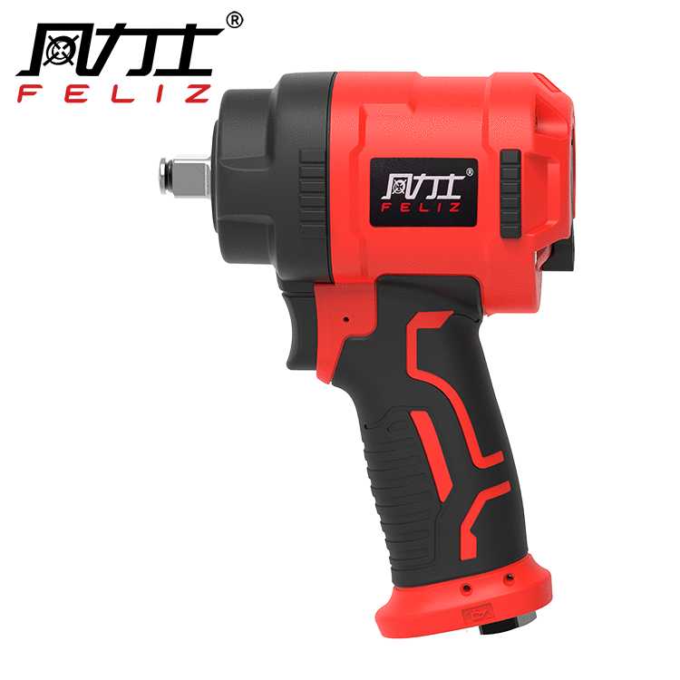 风力士塑钢复合材料冲击扳手源头工厂1/2单锤轮胎汽修迷你风炮