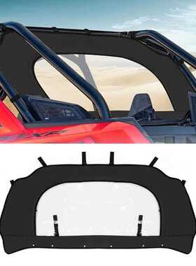 适用于Polaris RZR PRO XP/RZR Turbo R UTV黑色后软挡风玻璃