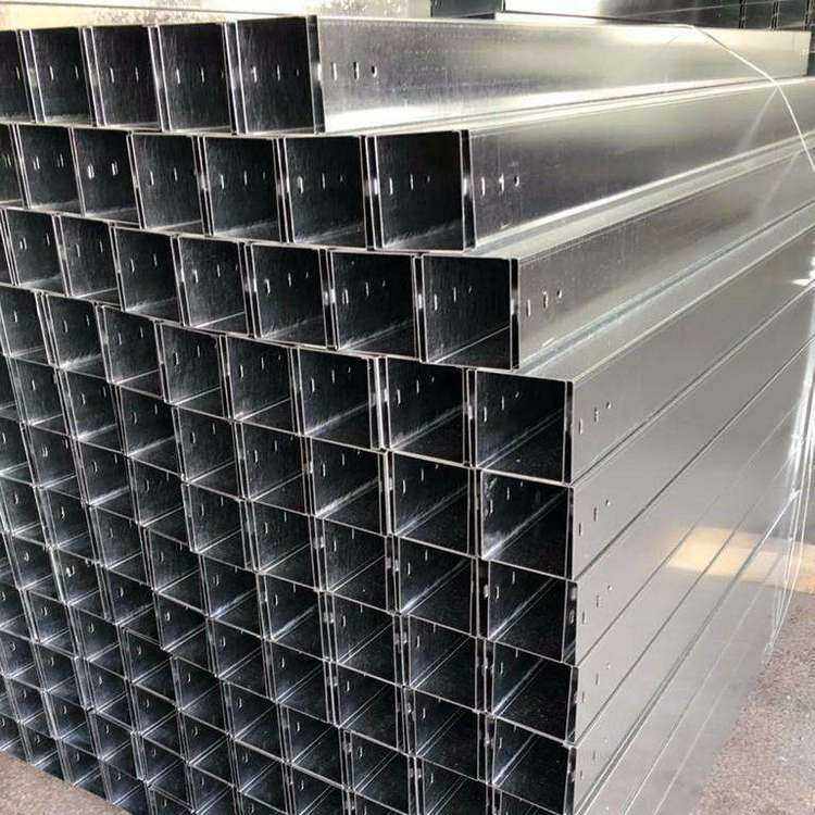 【桥架线槽】厂家直销金属弱电槽式明装50*25*0.6桥架线槽