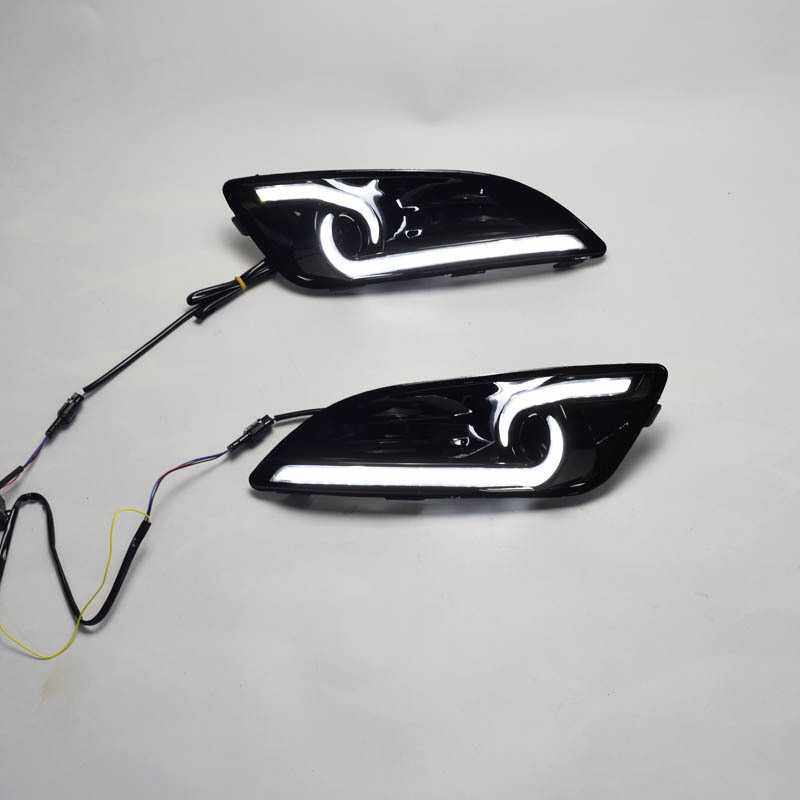 适用于 13-14福特嘉年华日行灯 LED日间行车灯 专车专用