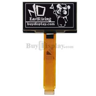 白色2.6寸OLED显示屏/12864OLED显示模块/128x64点阵/并串口