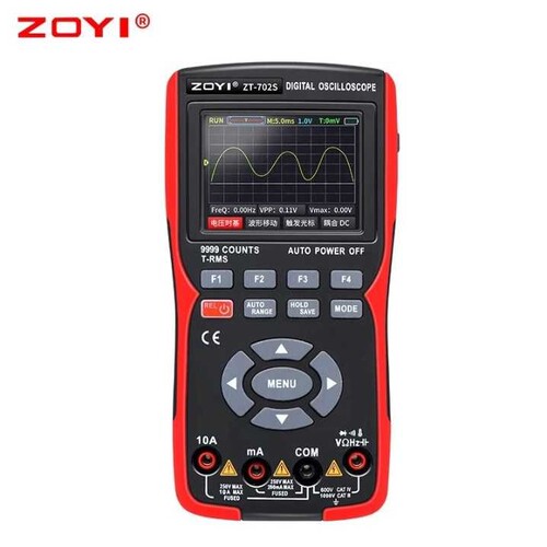 众仪 手持式二合一数字万用示波表 ZT-702S