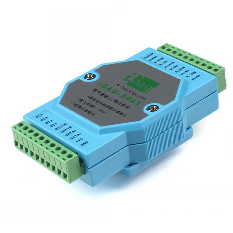 4路光隔输入 数据采集模块  IDAQ-8065 5路继电器输出模块