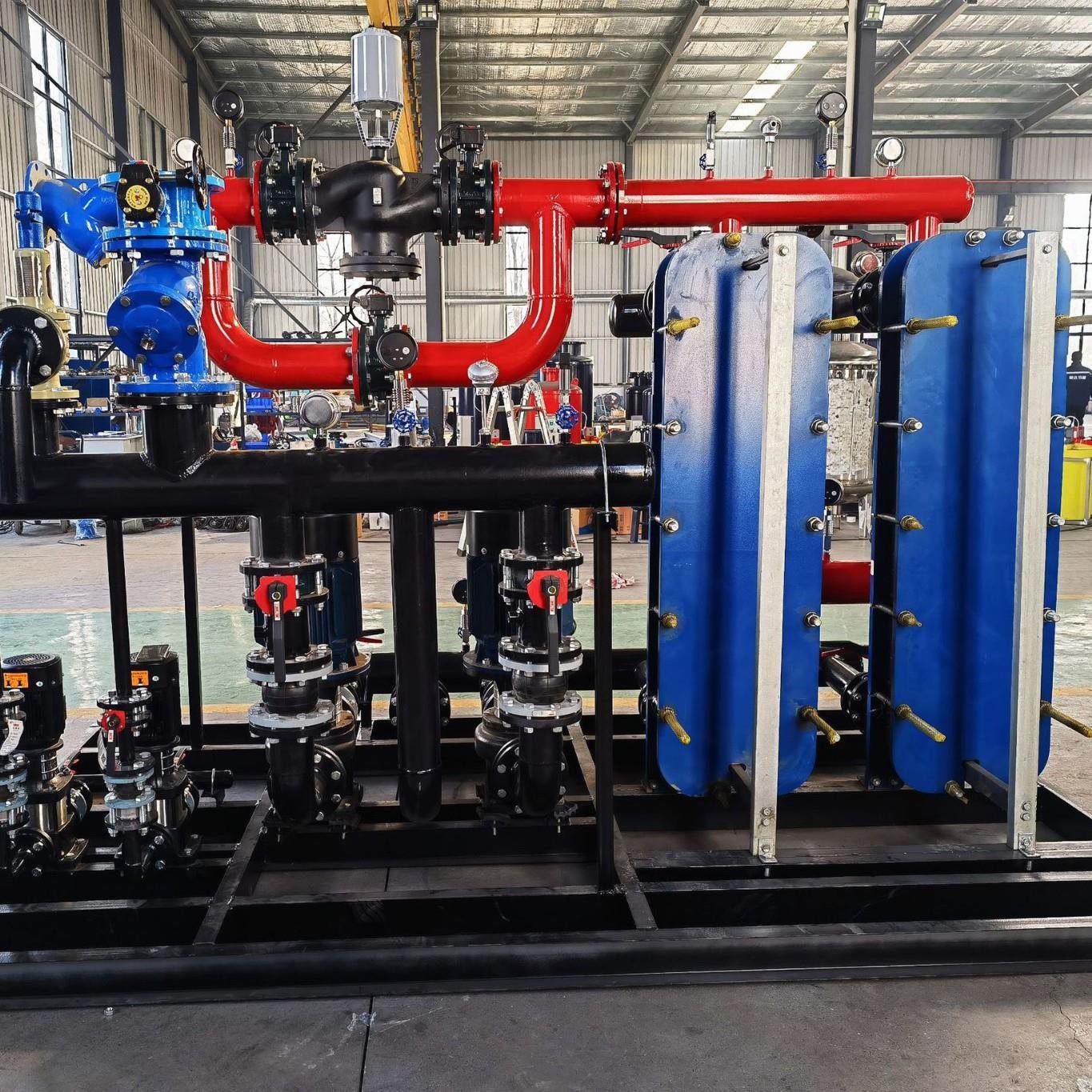 泰美厂家直销换热站汽水换热 水水换热机组集中供暖换热设备板式,机械设备,节能设备,淘宝优惠券,粉丝福利购,淘宝优惠卷