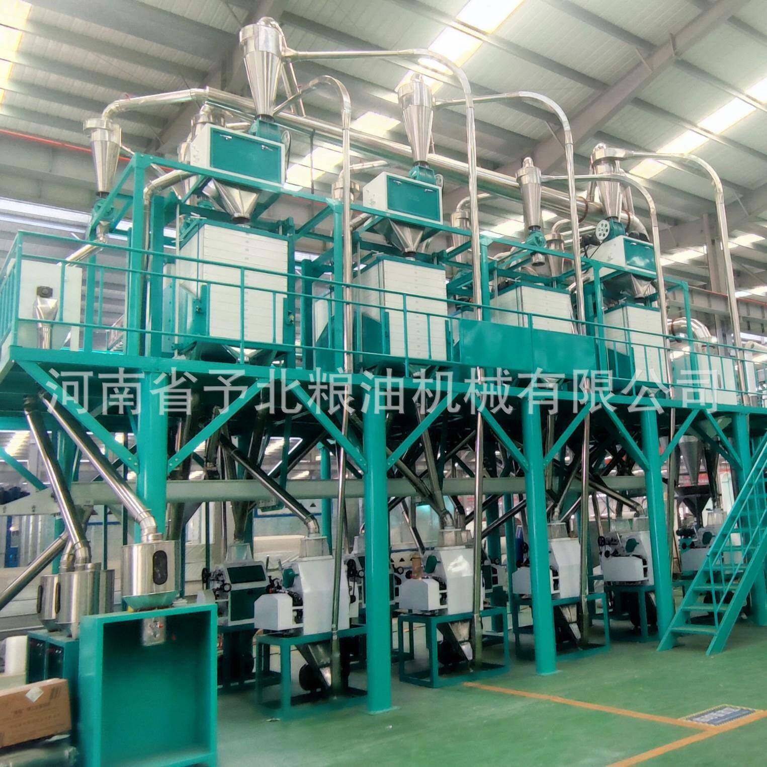 商用新款全自动小麦磨面机磨粉机机器面粉机多少钱一台设备