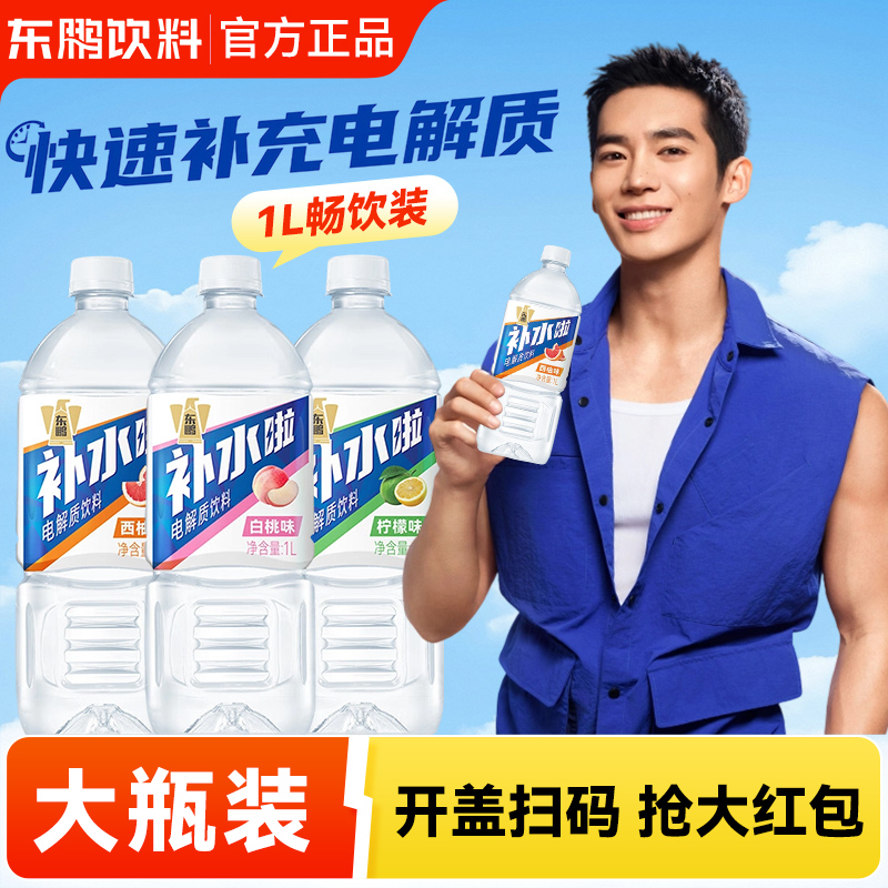 东鹏补水啦电解质饮料1L大瓶装