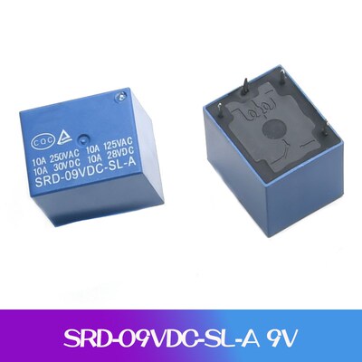 家电控制继电器SRD-3V/5V/6V/9V/12V/24V/48VDC-SL-A/C 4/5脚 15A