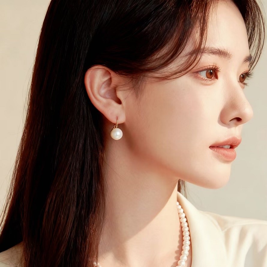 高跟鞋轻奢百搭高级感简约s925纯银耳环日韩潮天然淡水珍珠耳钩,饰品/流行首饰/时尚饰品新,耳环,淘宝优惠券,粉丝福利购,淘宝优惠卷