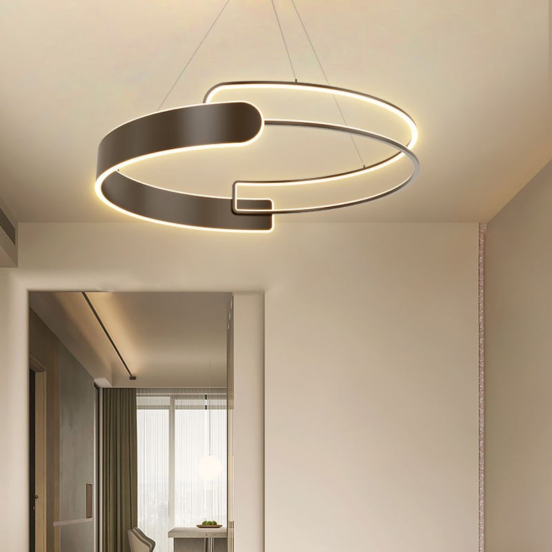 客厅吊灯2024新款电灯家用饭厅灯D简约现代大气大灯创意餐厅客厅