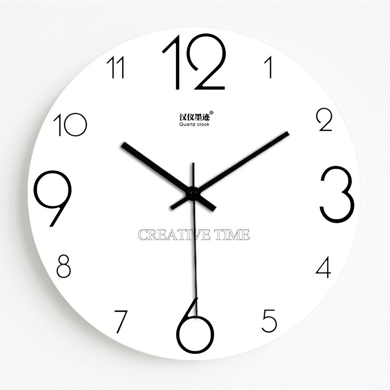 钟表挂钟客厅g创意北欧式时钟卧室现代简约田园家用个性静音石英
