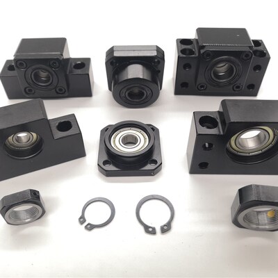 滚珠丝杆支撑座轴承座ek15ef08bk12bf10fkff172025丝杠固定端立式