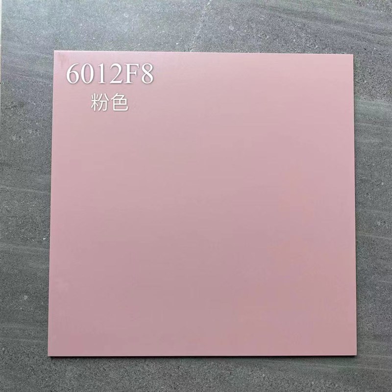 哑光中国红仿古600xp600纯红蓝黄色露台地砖阳台防滑耐磨大红瓷砖