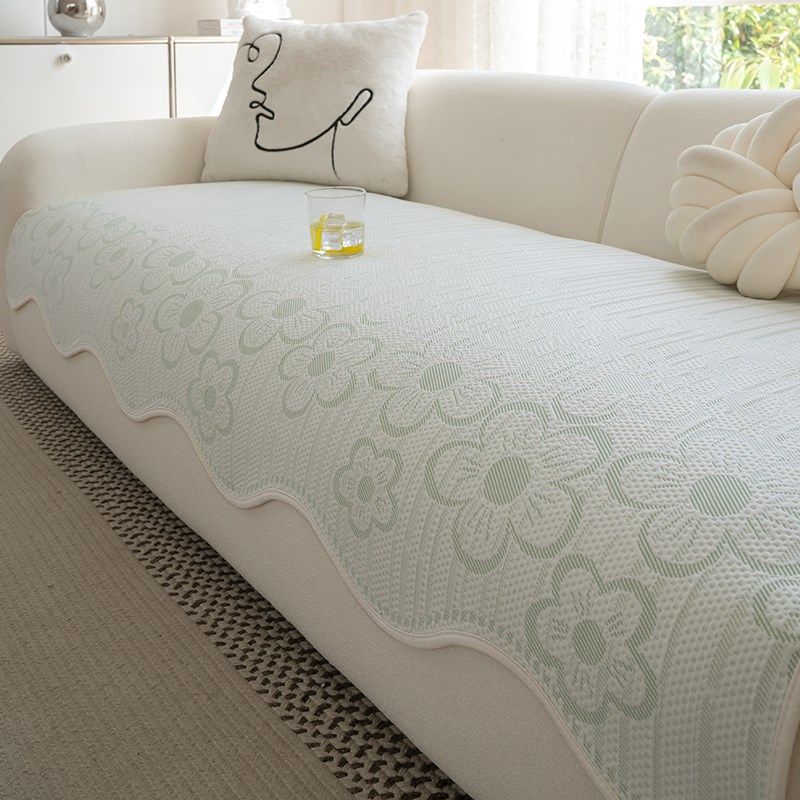 夏季新款异形凉感豆豆沙发垫2025一片式凉感防滑防猫抓沙发坐垫子,居家布艺,沙发垫,淘宝优惠券,粉丝福利购,淘宝优惠卷