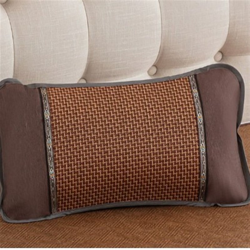 夏季蔺草枕席草席枕垫子天兰草枕巾双人K席子枕片凉席枕头套单人