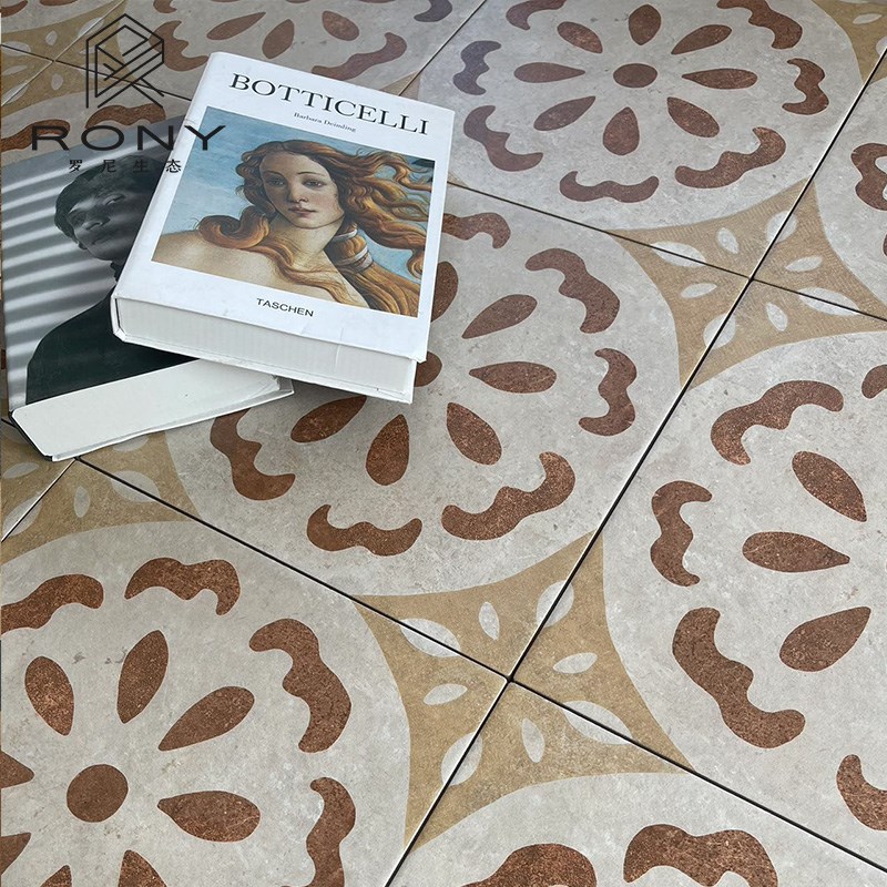 民宿南洋复古花砖中古阳台厨房瓷砖餐厅咖啡店防滑地X砖法式艺术