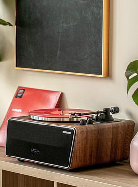 赛塔林PARON PRO黑胶唱片机碳纤维唱臂复古留声机一体机蓝牙音响