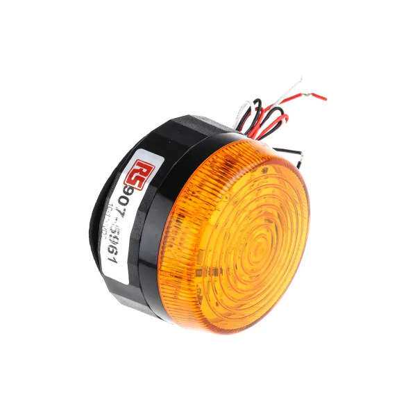 欧时电子RS PRO 琥珀色闪光LED警示灯 薄型LED警示灯
