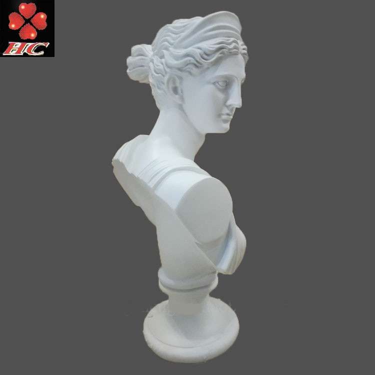 月亮女神阿尔忒弥斯50cm希腊女神维纳斯树脂雕塑欧式头像胸像摆件