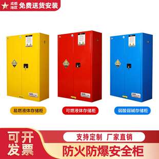 安全柜防爆柜工业级器材柜危险品储存储物柜防火钢制化学品实验室