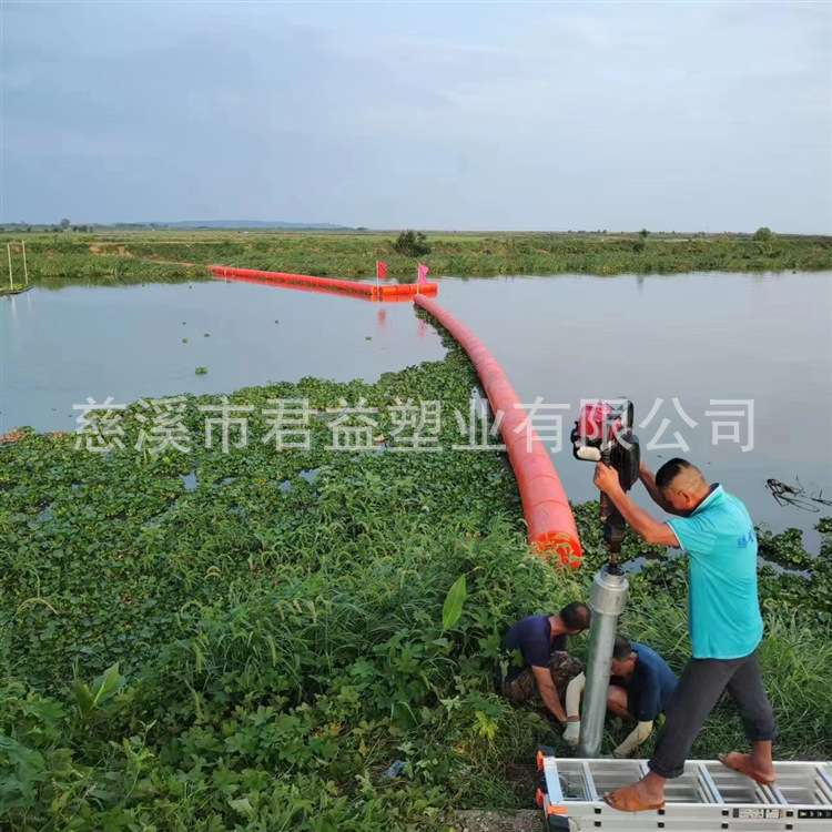 小型水电站河道支流适用有效拦截泡沫垃圾方便清理塑料拦污浮筒