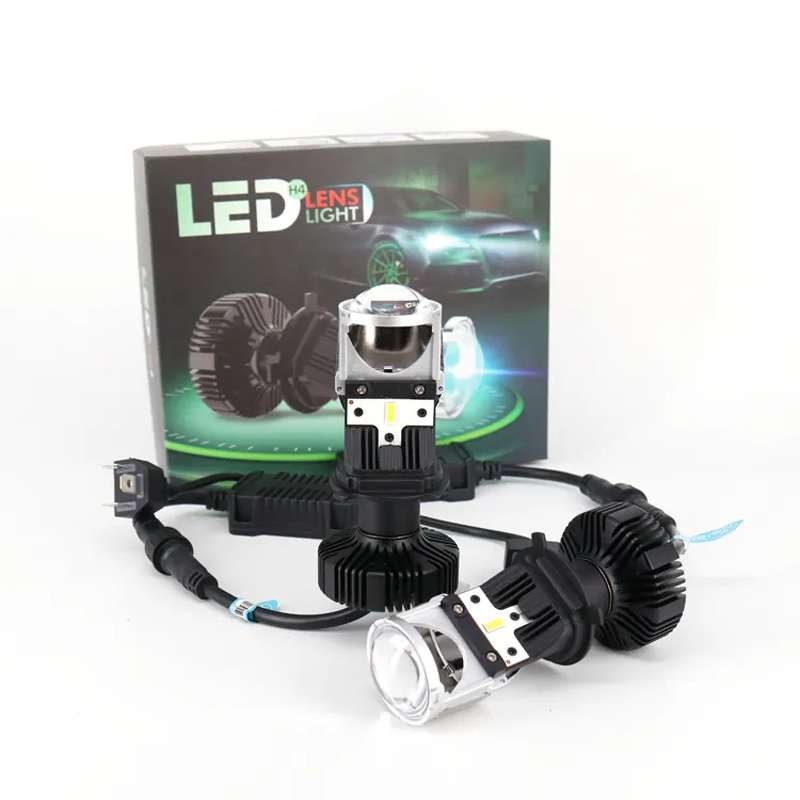 H4 HB2 9003 50000lm 36w LED汽车前大灯 汽车透镜H4