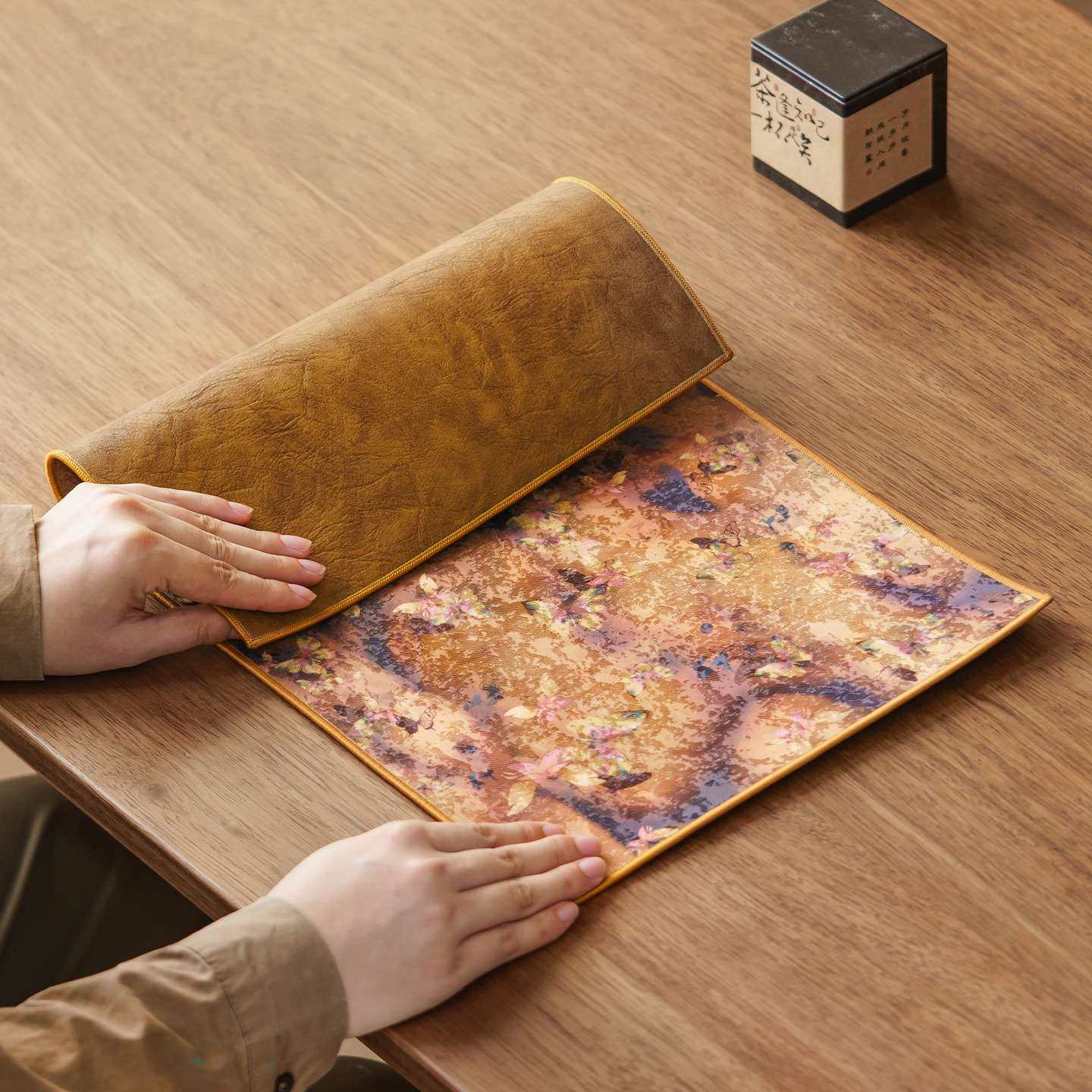 漫天蝶舞茶席茶具配件家用仿皮革防水茶盘垫新中式茶艺耐用桌垫布,玩具/童车/益智/积木/模型,遥控车升级件/零配件,淘宝优惠券,粉丝福利购,淘宝优惠卷