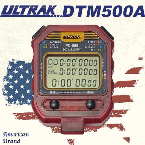 电子秒表DTM500定尔志ULTRAK奥赛克500道3排显示计时器田径训练