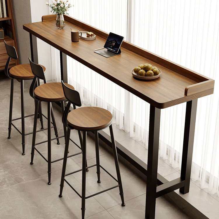 阳台吧台桌家用简约实木长条桌靠窗窄桌高低脚长桌子高脚桌椅靠墙,玩具/童车/益智/积木/模型,遥控车升级件/零配件,淘宝优惠券,粉丝福利购,淘宝优惠卷