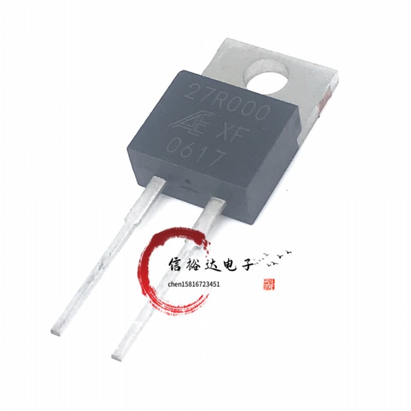AE进口 超高精度发烧无感金属箔功率电阻27R 8W 5PPM PDX27R000F