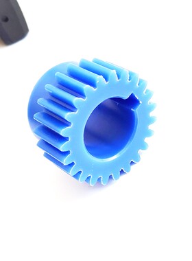 2模28齿圆柱直齿轮齿条标准件雕刻机2.0m28T尼龙MC锦纶齿轮 B