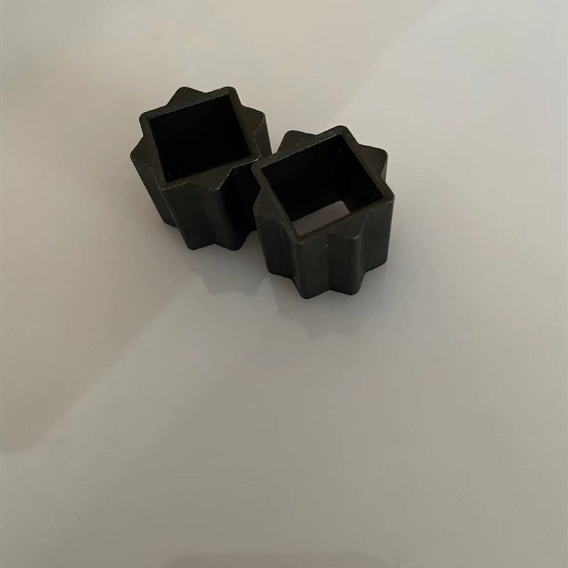 八角套气动头转接头执行器链接套内四方外球阀过度套阀门气管接头