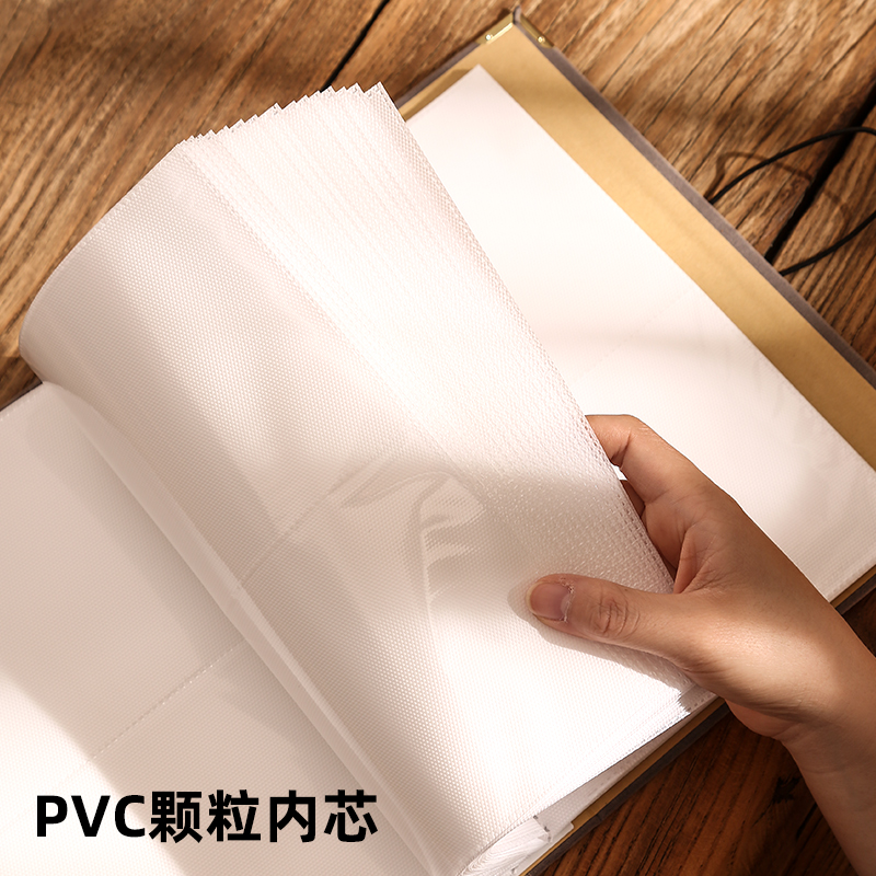 6寸200张麂皮绒相册本大容量插页式家庭影集情侣过塑纪念册收纳册