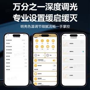 已接入米家APP明装斗胆灯Mesh2.0无主灯智能涂鸦射灯防眩明装射灯