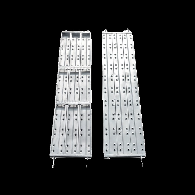 鹰架脚踏网带挂钩鹰架踏板打孔板方管板边勾铆钉脚踏板台板