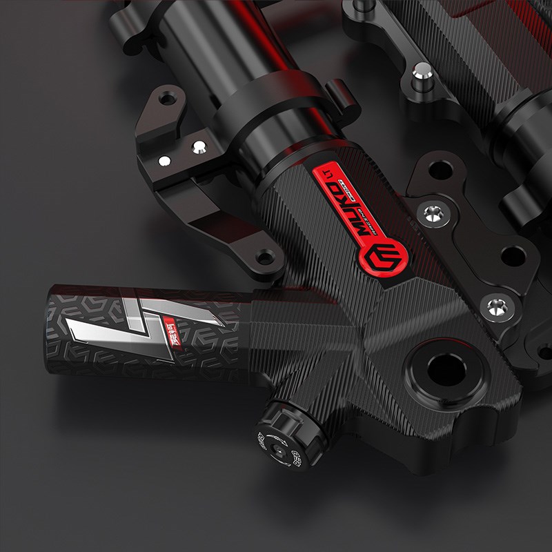 魔柯九号机械师二代MMAX2直上前减震器31芯避震阻尼可调氮气改装