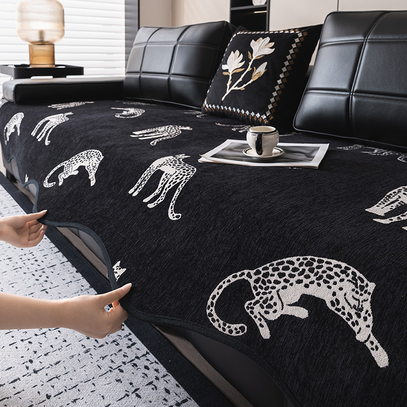 异形沙发垫直排四季通用轻奢高级感劳伦F斯一片式皮盖布套2024新