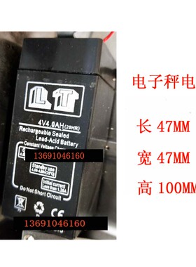 LT电池4V4.0AH(20HR)佰伦斯电子秤/计价秤/计数秤/计重称电瓶4V4A