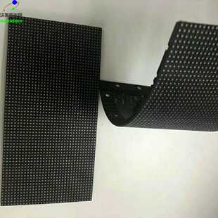 led柔性屏P4室内显示弧形圆柱形定制沃美森p2 5p3p5软模组led软屏