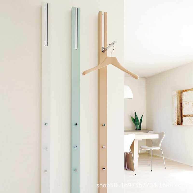 北欧简约设计师款壁挂衣帽架洋房民宿卧室挂包架创意铁艺款挂衣架