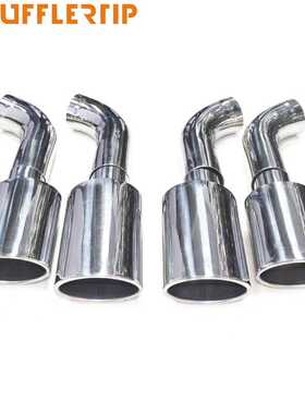 适用16到21款奔驰G级G500g55G550改装G63排气尾喉不锈钢四出尾嘴