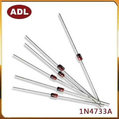 奥德利 1N4733A 稳压二极管 1W5.1V 直插稳压管 玻封DO41厂家生产