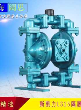 斯凯力气动隔膜泵LS15 AA-AA-NE-PP-NE-00工业金属气动双隔膜泵